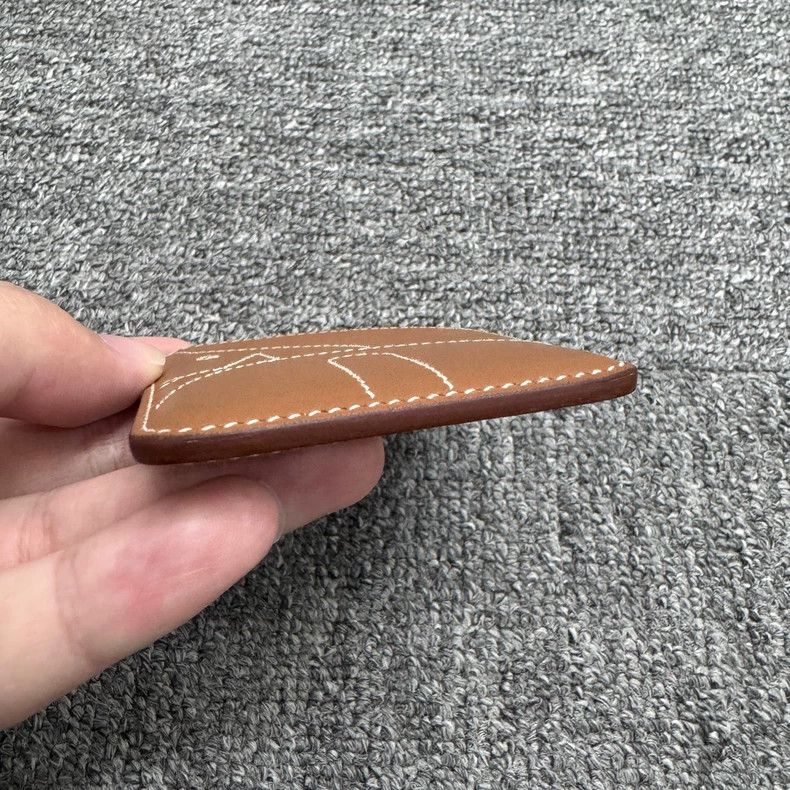 Hermes Hermes Leather Card Holder with Embroidery-yf Size ONE SIZE - 2 Thumbnail