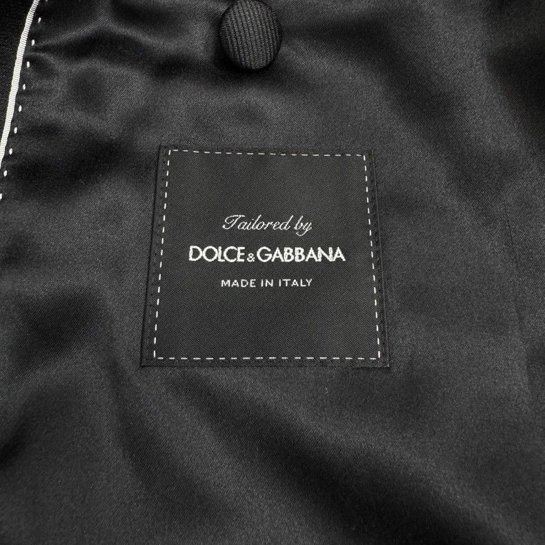 Dolce & Gabbana DG Dark Patterned Formal Suit Jacket-yf Size US L / EU 52-54 / 3 - 3 Thumbnail