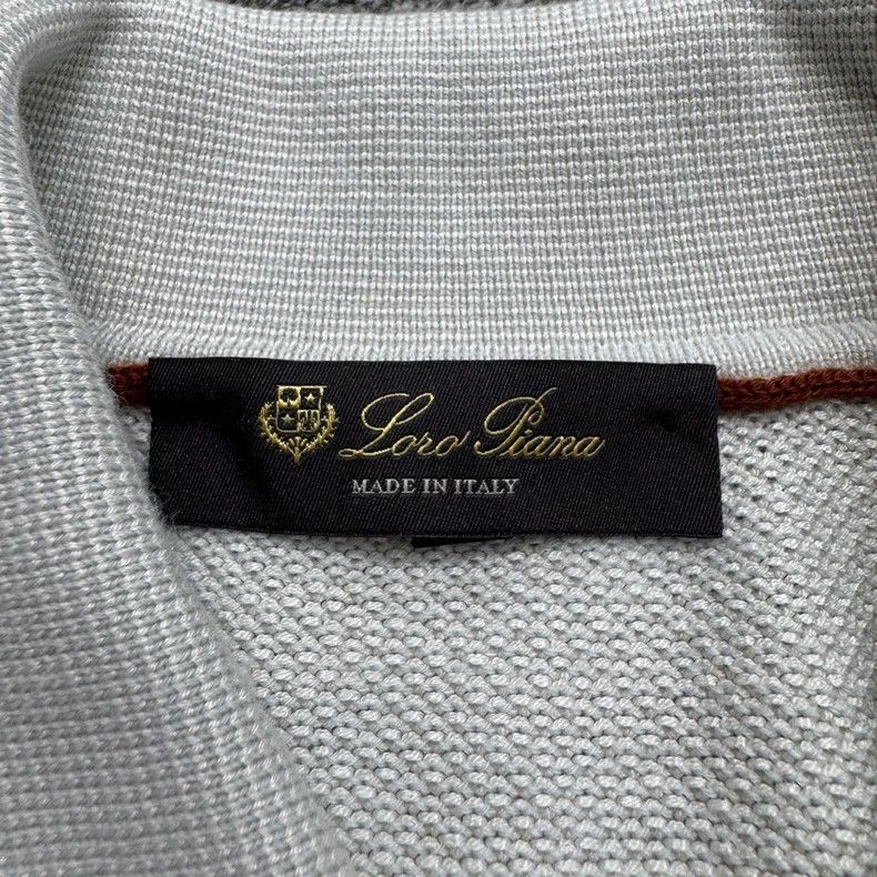 Ermenegildo Zegna Loro Piana Cashmere Silk Knit Top-yf Size US L / EU 52-54 / 3 - 5 Thumbnail
