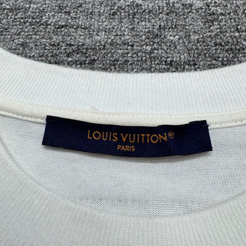 Louis Vuitton Louis Vuitton Short Sleeve Embroidered T-Shirt-yf Size US M / EU 48-50 / 2 - 4 Thumbnail