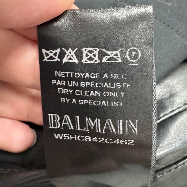 Balmain Balmain Velvet and Leather Jacket-yf Size US L / EU 52-54 / 3 - 5 Thumbnail