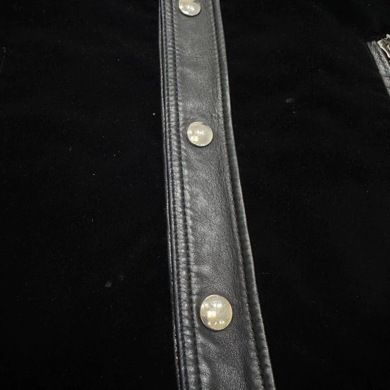 Balmain Balmain Velvet and Leather Jacket-yf Size US L / EU 52-54 / 3 - 3 Thumbnail