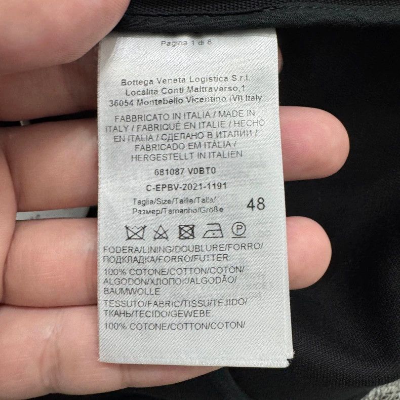 Bottega Veneta Bottega Veneta Black Denim Jacket Size 48-yf Size US L / EU 52-54 / 3 - 4 Thumbnail
