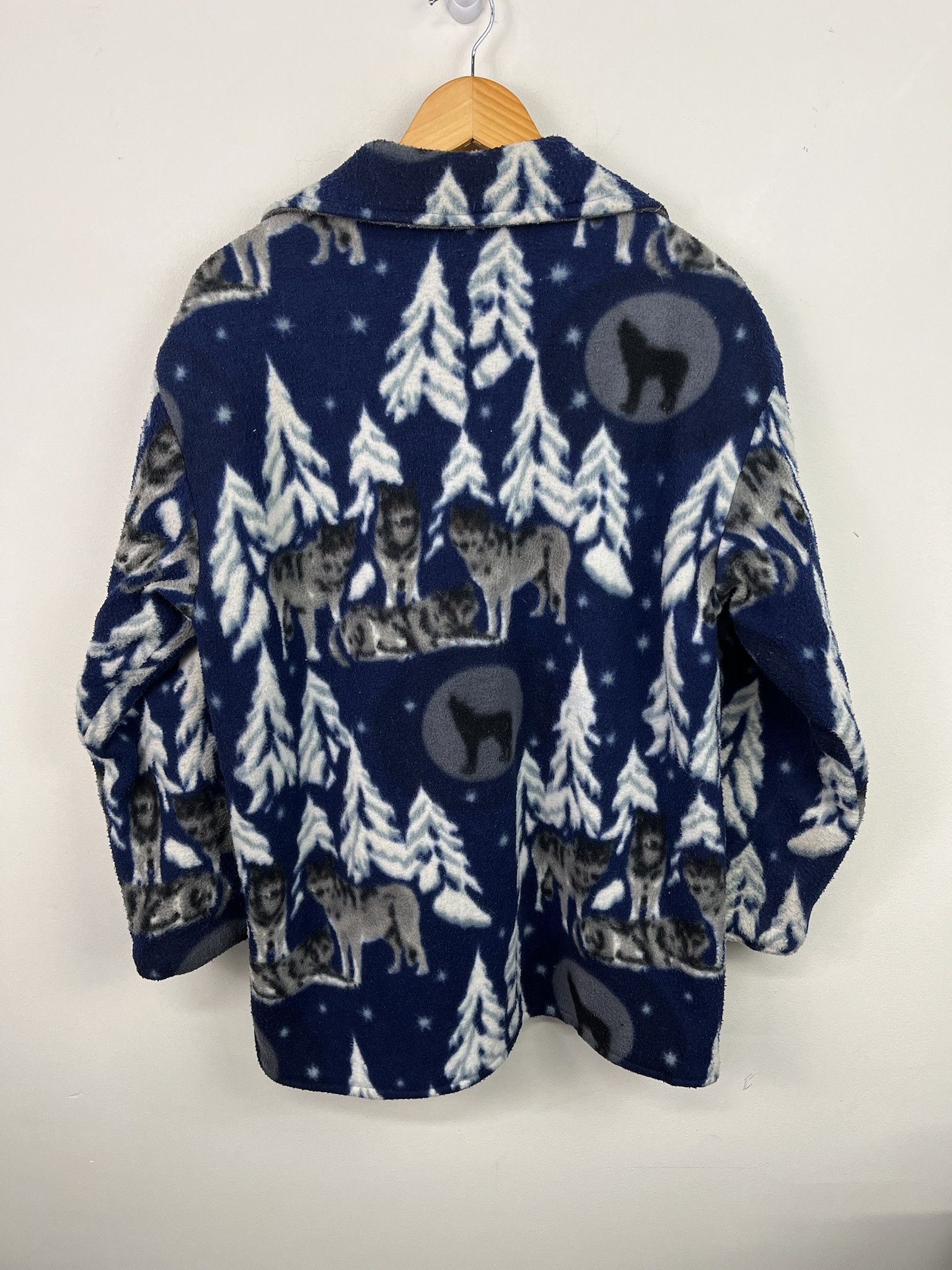Vintage Vintage 90s Wolf Pack Fleece Jacket Size M Size US M / EU 48-50 / 2 - 2 Thumbnail