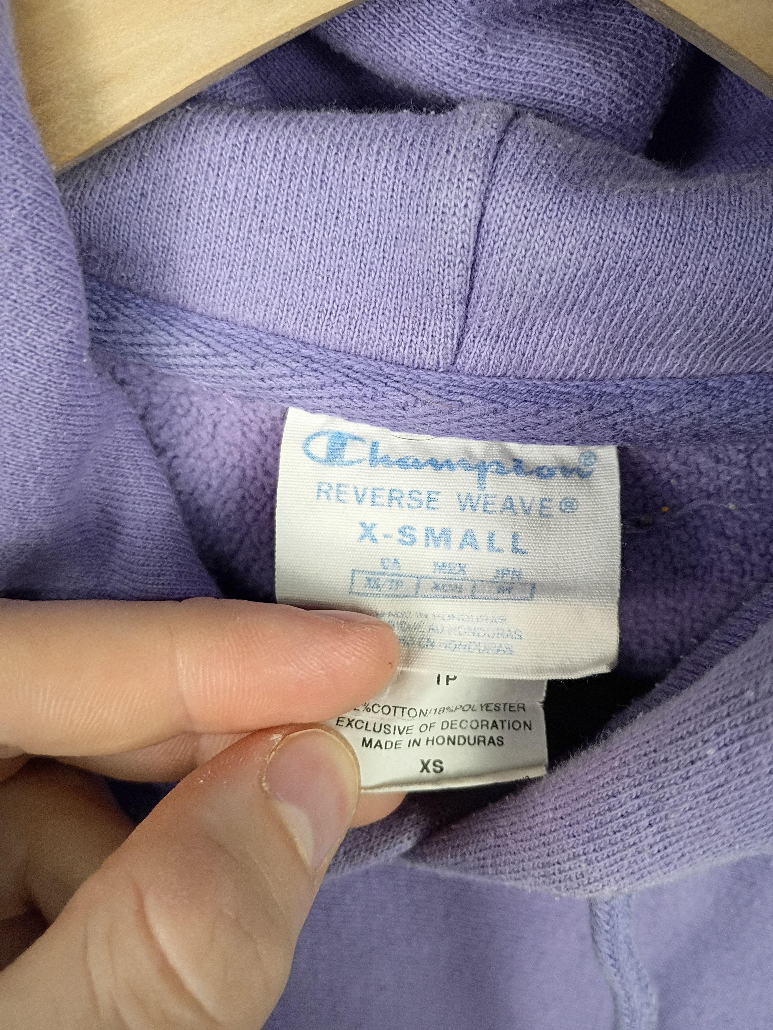 Vintage Vintage 90s Champion Reverse Weave Hoodie Size US XS / EU 42 / 0 - 2 Thumbnail