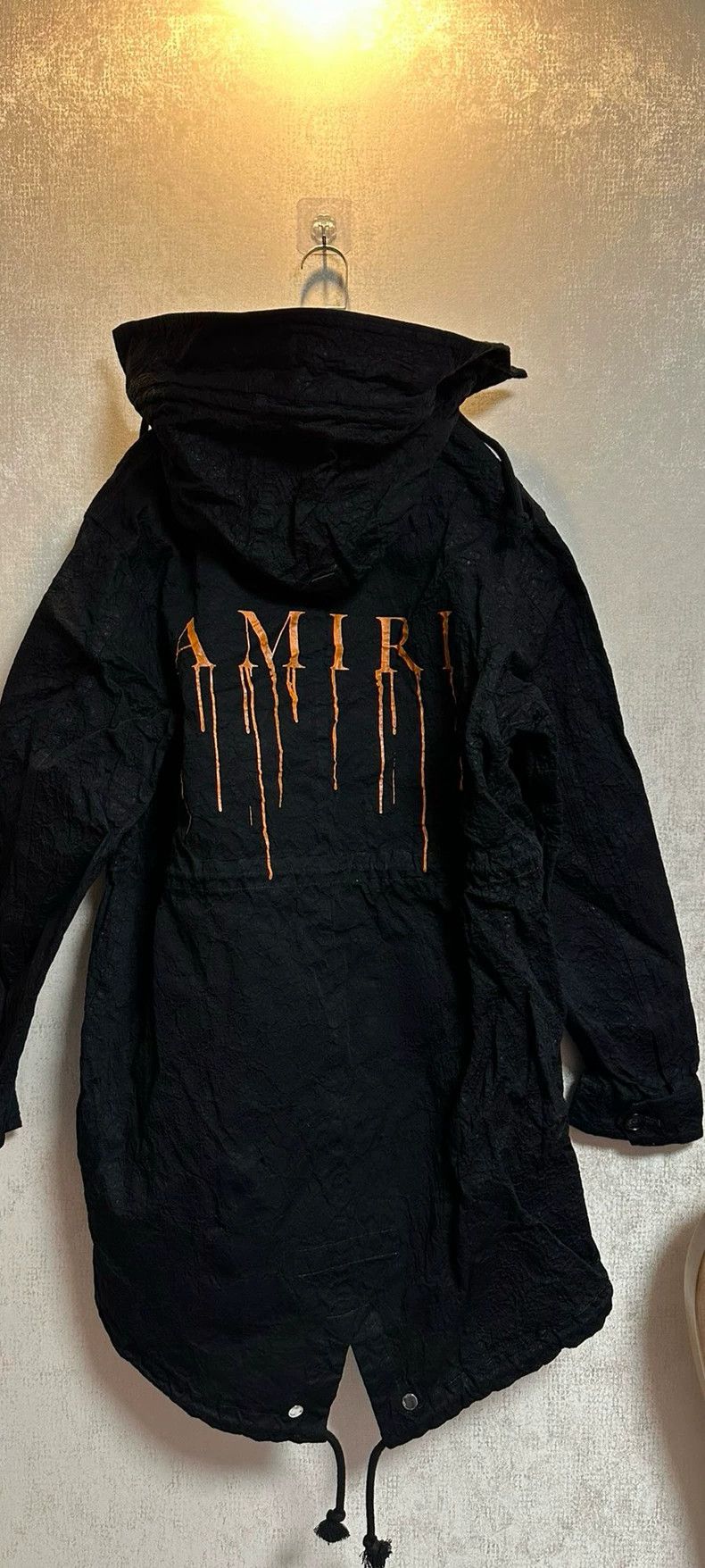 Amiri Amiri Irregular hem cotton hooded jacket -DMC Size US XL / EU 56 / 4 - 2 Thumbnail