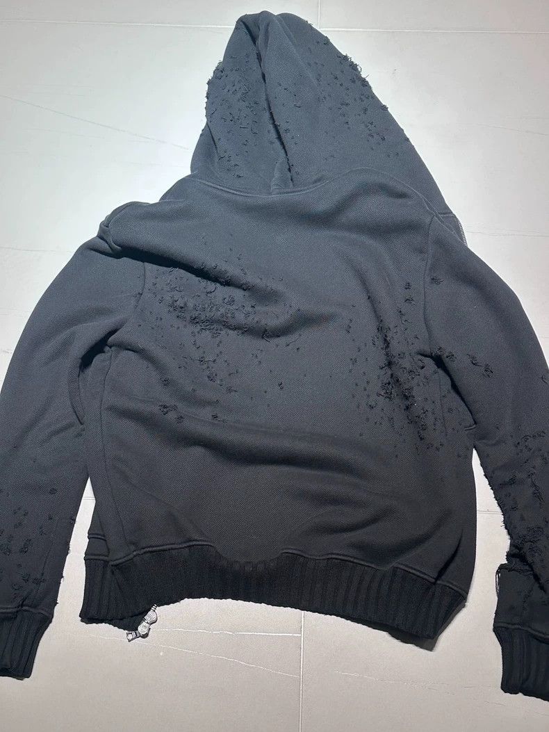 Amiri Amiri Hooded sweatshirt with holes -DMC Size US M / EU 48-50 / 2 - 4 Thumbnail