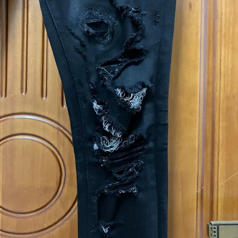 Amiri Amiri 17ss Black Erosion Great Destruction -DMC Size US 29 - 4 Thumbnail
