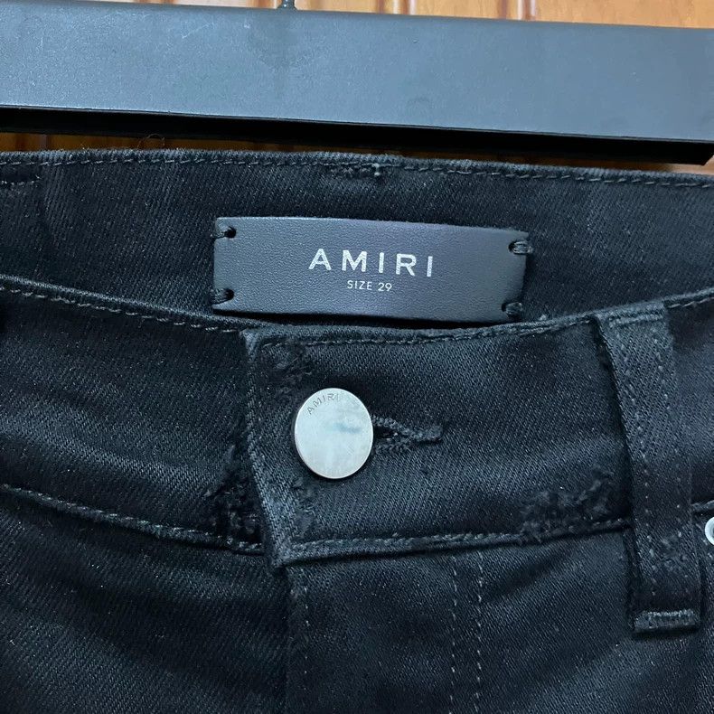 Amiri Amiri 17ss Black Erosion Great Destruction -DMC Size US 29 - 2 Thumbnail