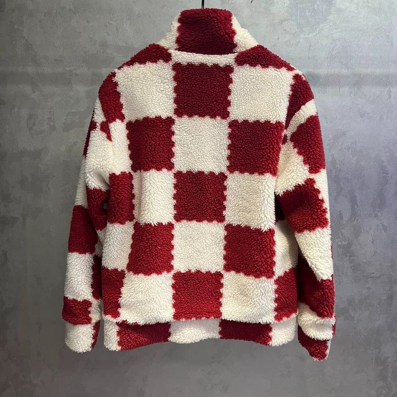 Louis Vuitton Louis Vuitton Checkerboard Logo Fleece Jacket Size US S / EU 44-46 / 1 - 5 Thumbnail