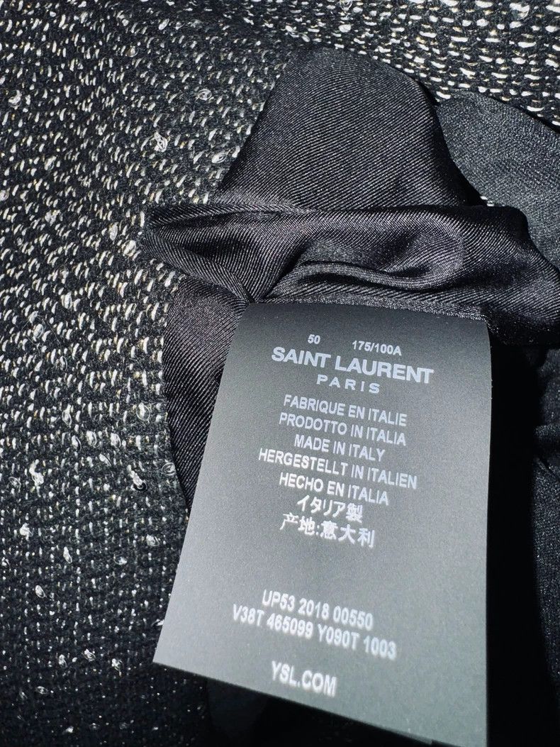 Saint Laurent Paris Saint Laurent Double Breasted Suit Coat Size US L / EU 52-54 / 3 - 7 Thumbnail