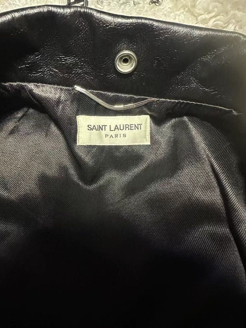 Saint Laurent Paris Saint Laurent Classic Leather Jacket L01 Size US XL / EU 56 / 4 - 6 Thumbnail