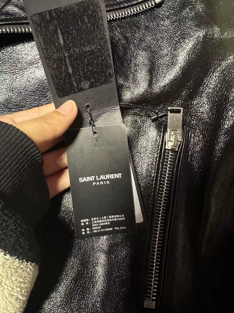 Saint Laurent Paris Saint Laurent Classic Leather Jacket L01 Size US XL / EU 56 / 4 - 9 Thumbnail