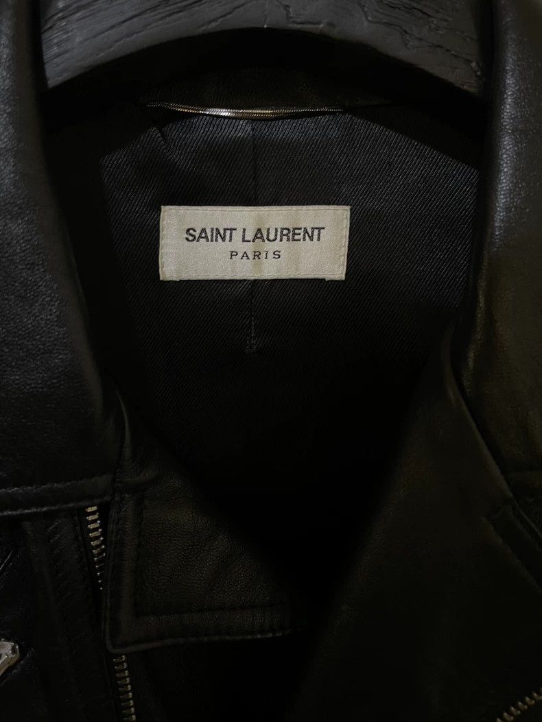 Saint Laurent Paris Saint Laurent Black Five-Zip Leather Jacket Size US M / EU 48-50 / 2 - 3 Thumbnail