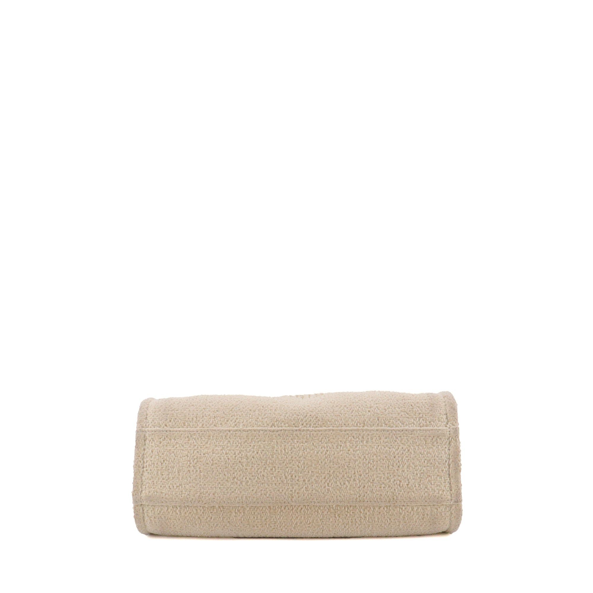 Chanel CHANEL - Chanel Deauville tote bag in beige tweed Size ONE SIZE - 4 Thumbnail