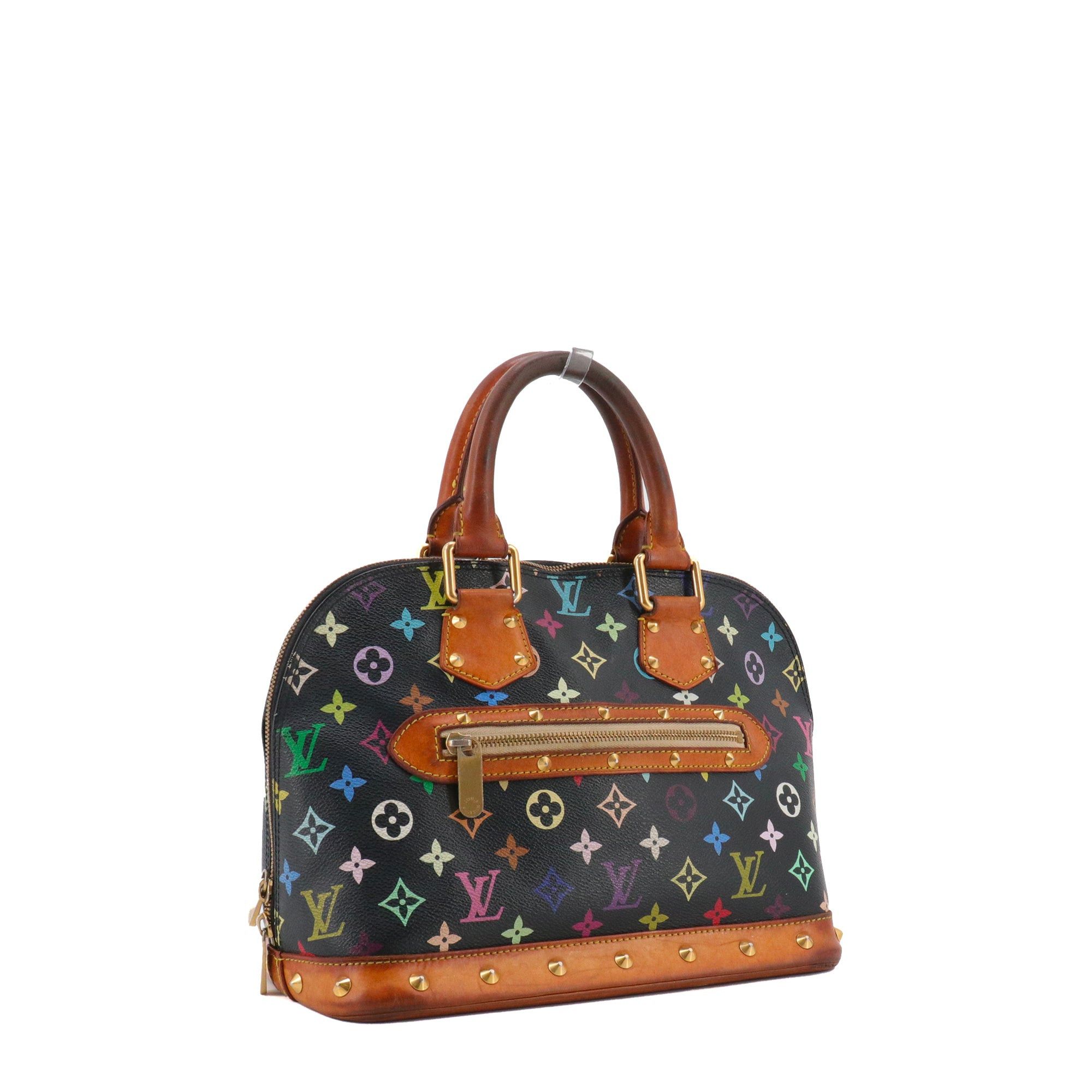 Louis Vuitton LOUIS VUITTON - Louis Vuitton x Murakami Alma PM handbag in multicolored monogrammed canvas Size ONE SIZE - 2 Thumbnail