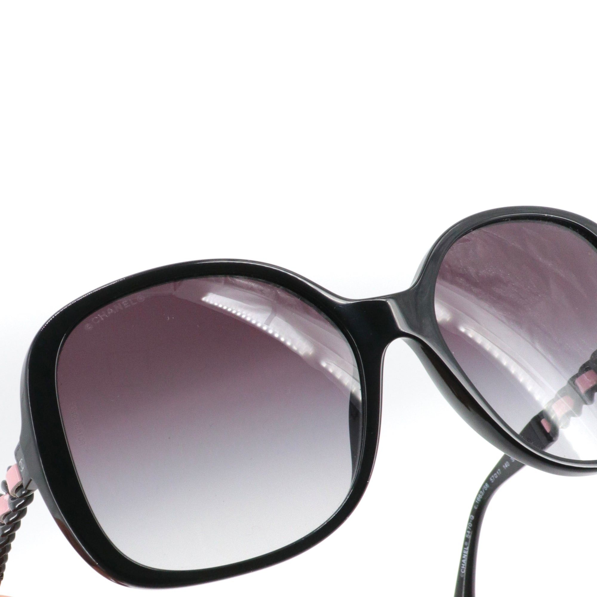 Chanel CHANEL - Chanel black plastic sunglasses Size ONE SIZE - 4 Thumbnail