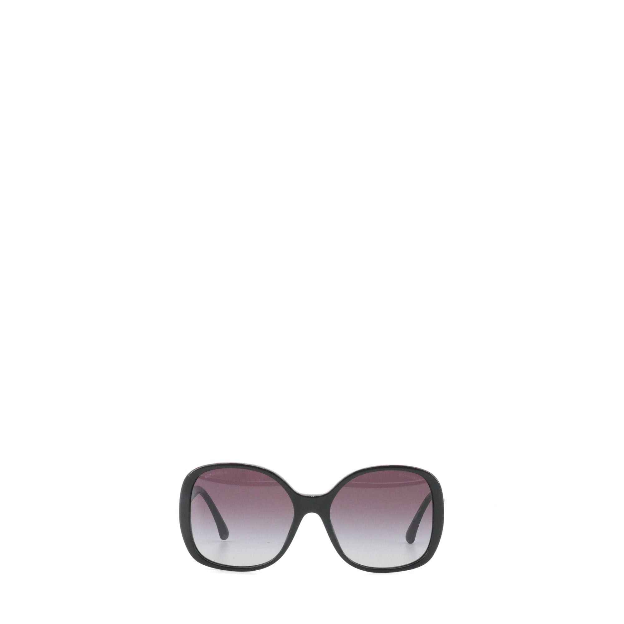Chanel CHANEL - Chanel black plastic sunglasses Size ONE SIZE - 2 Thumbnail