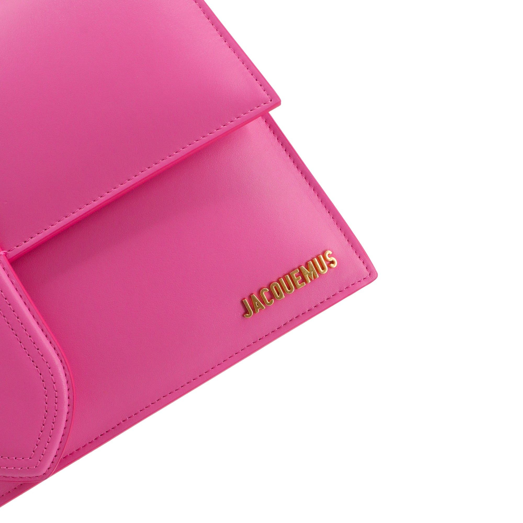 Jacquemus JACQUEMUS - Jacquemus Le Bambinou shoulder bag in pink leather Size ONE SIZE - 5 Thumbnail