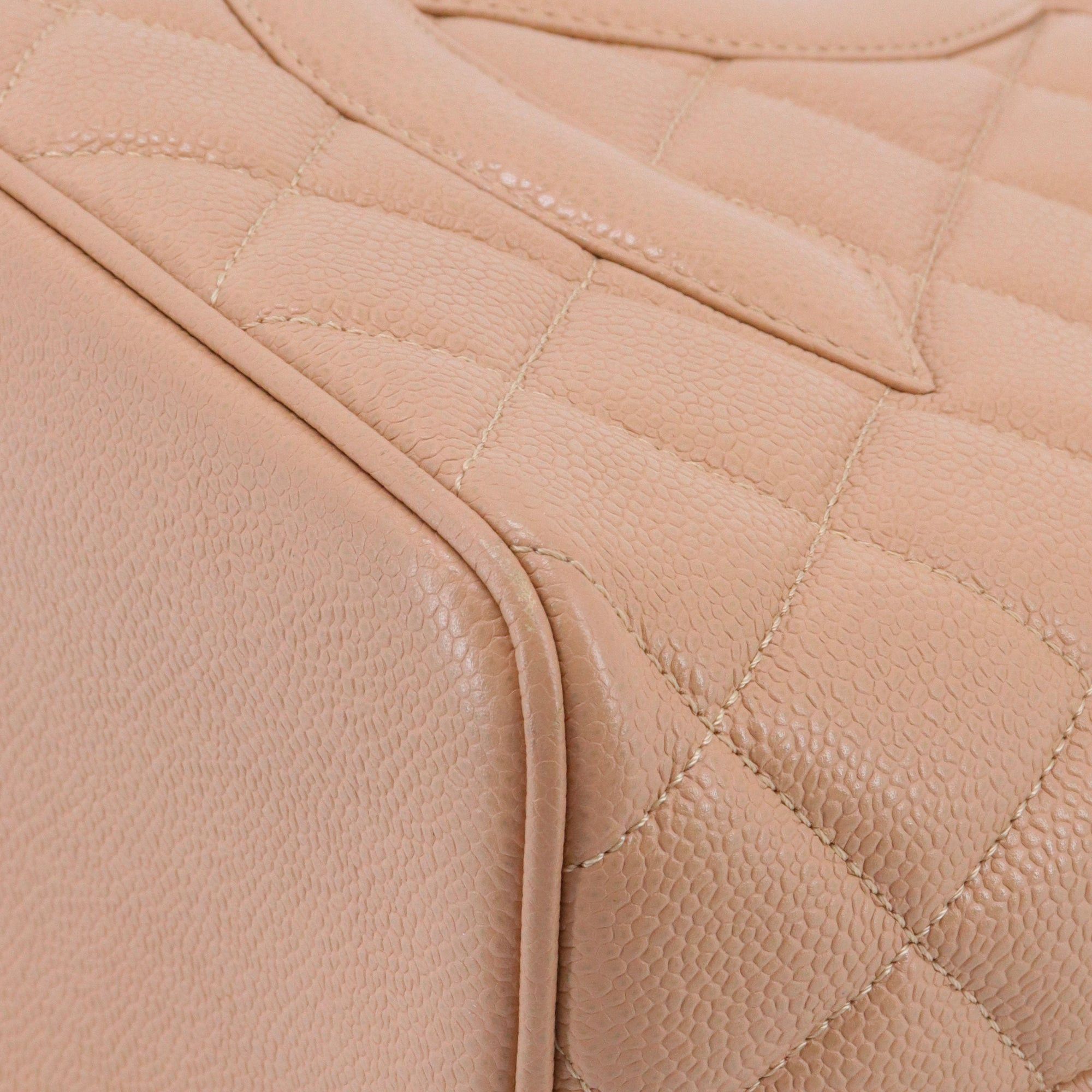 Chanel CHANEL - Chanel Medaillon handbag in beige caviar leather Size ONE SIZE - 6 Thumbnail