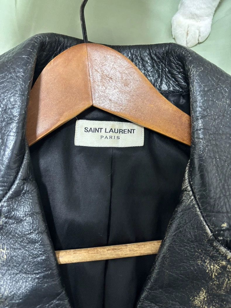 Saint Laurent Paris Classic Saint Laurent Leather Biker Jacket Size US XS / EU 42 / 0 - 5 Thumbnail