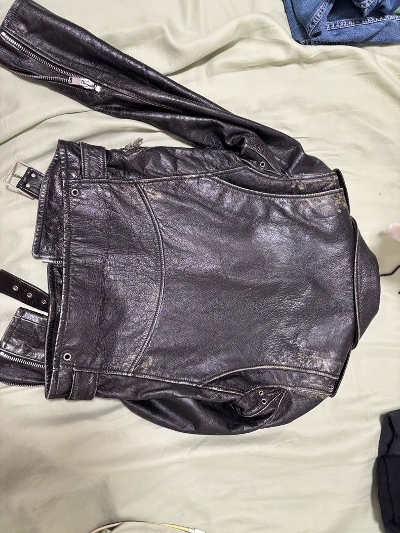Saint Laurent Paris Classic Saint Laurent Leather Biker Jacket Size US XS / EU 42 / 0 - 4 Thumbnail