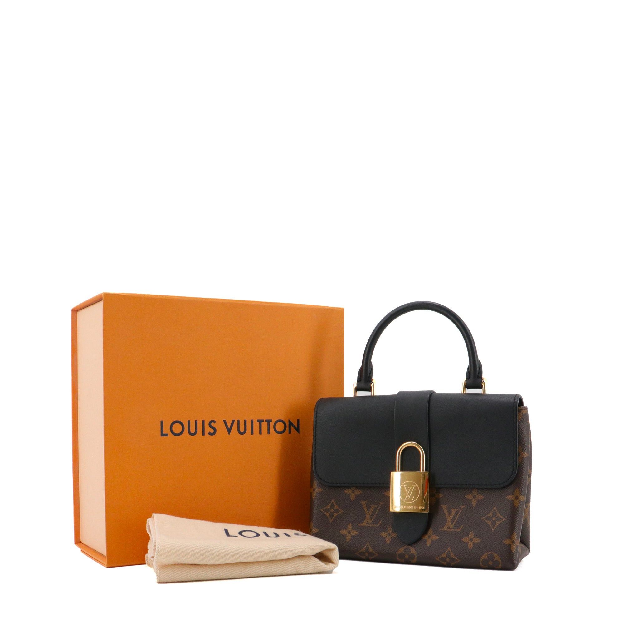 Louis Vuitton LOUIS VUITTON - Louis Vuitton Locky BB shoulder bag in monogrammed canvas and black leather Size ONE SIZE - 7 Thumbnail