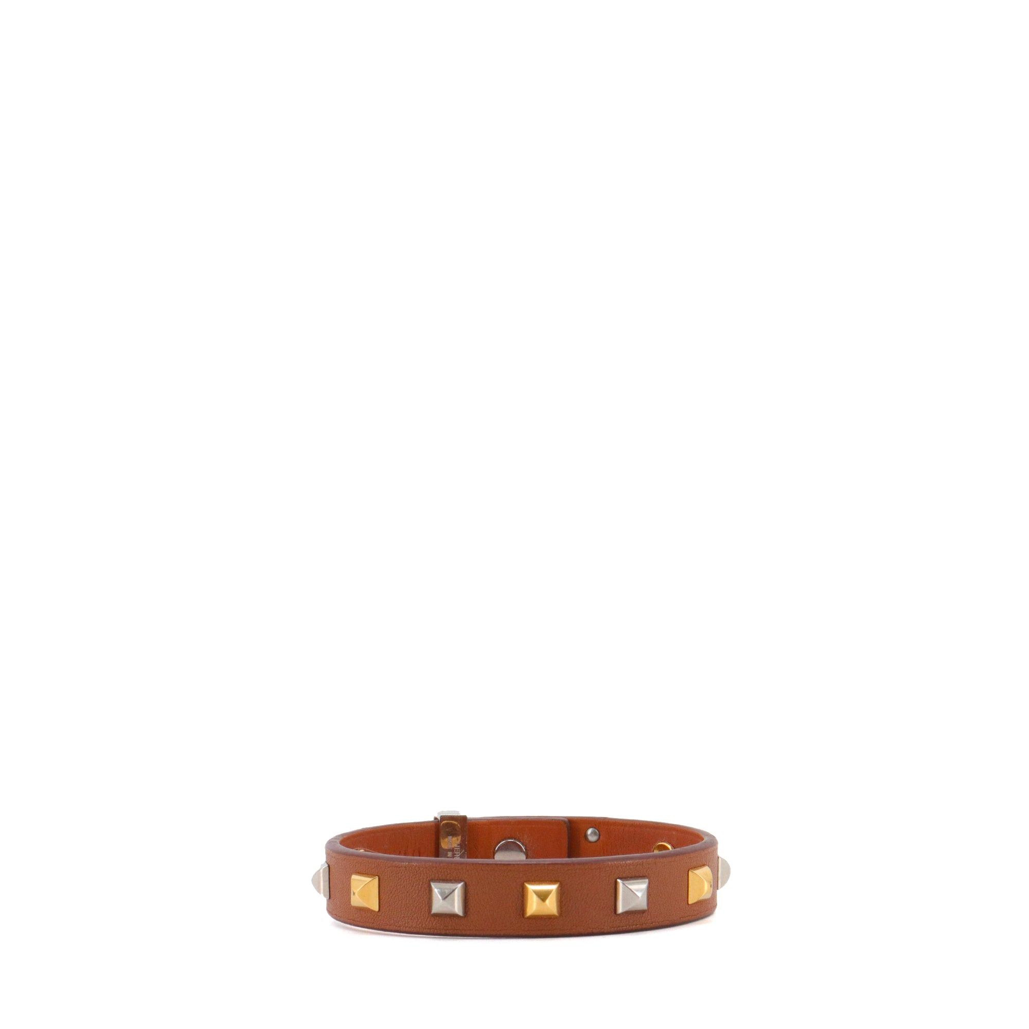 Hermes HERMÈS - Mini Dog Hermès bracelet in gold leather (T3) Size ONE SIZE - 3 Thumbnail