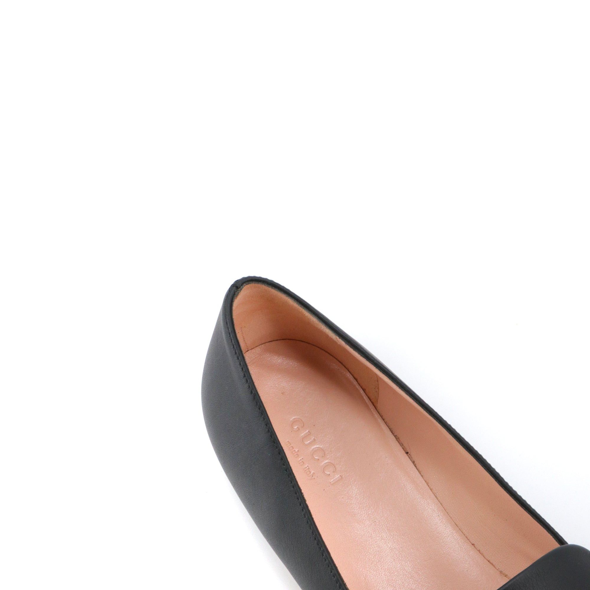 Gucci GUCCI - Gucci Horsebit Moccasins in black leather (T40) Size US 9 / IT 39 - 5 Thumbnail