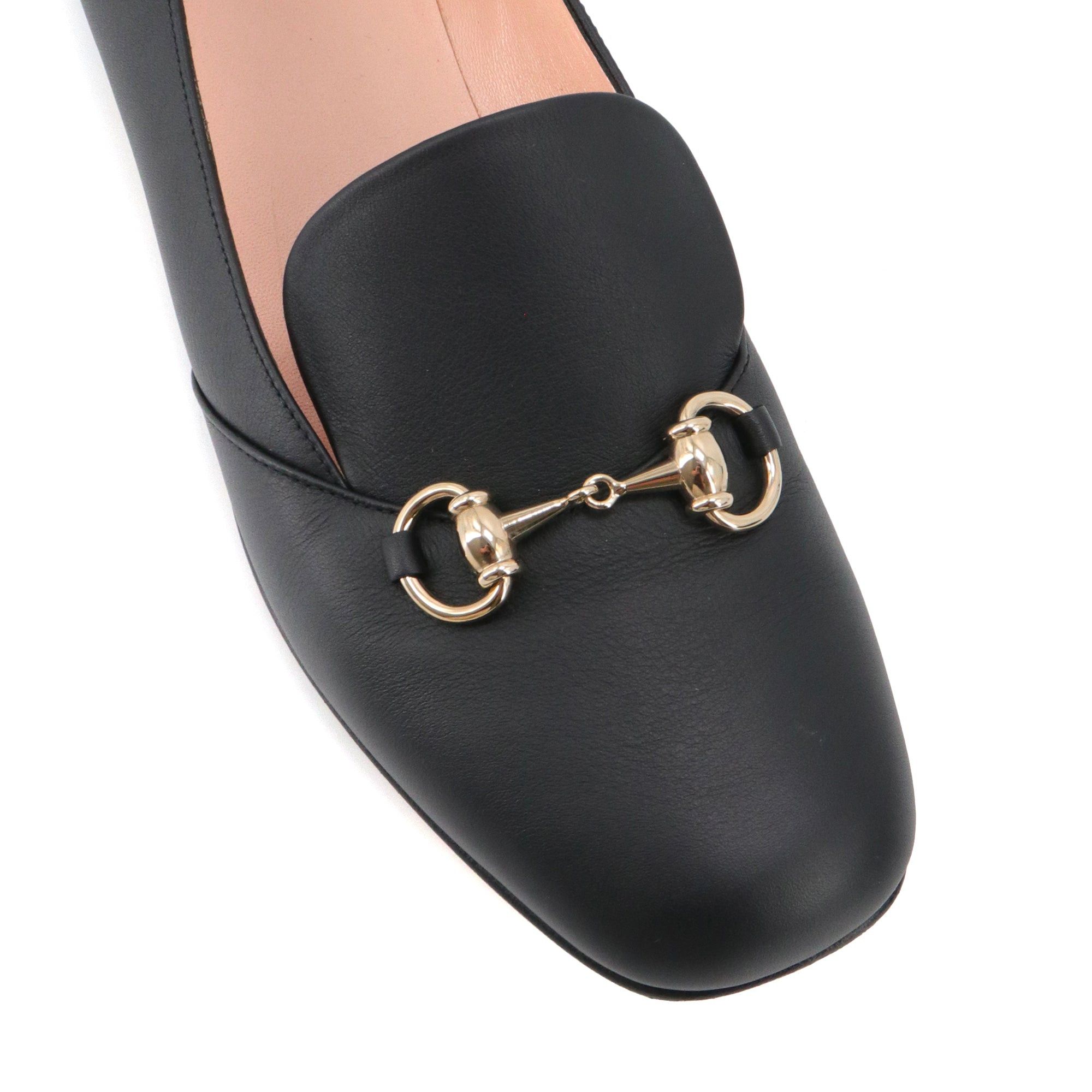 Gucci GUCCI - Gucci Horsebit Moccasins in black leather (T40) Size US 9 / IT 39 - 4 Thumbnail