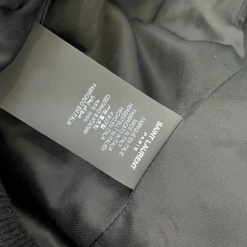 Saint Laurent Paris Black and White Patchwork Baseball Jacket Size US S / EU 44-46 / 1 - 8 Thumbnail