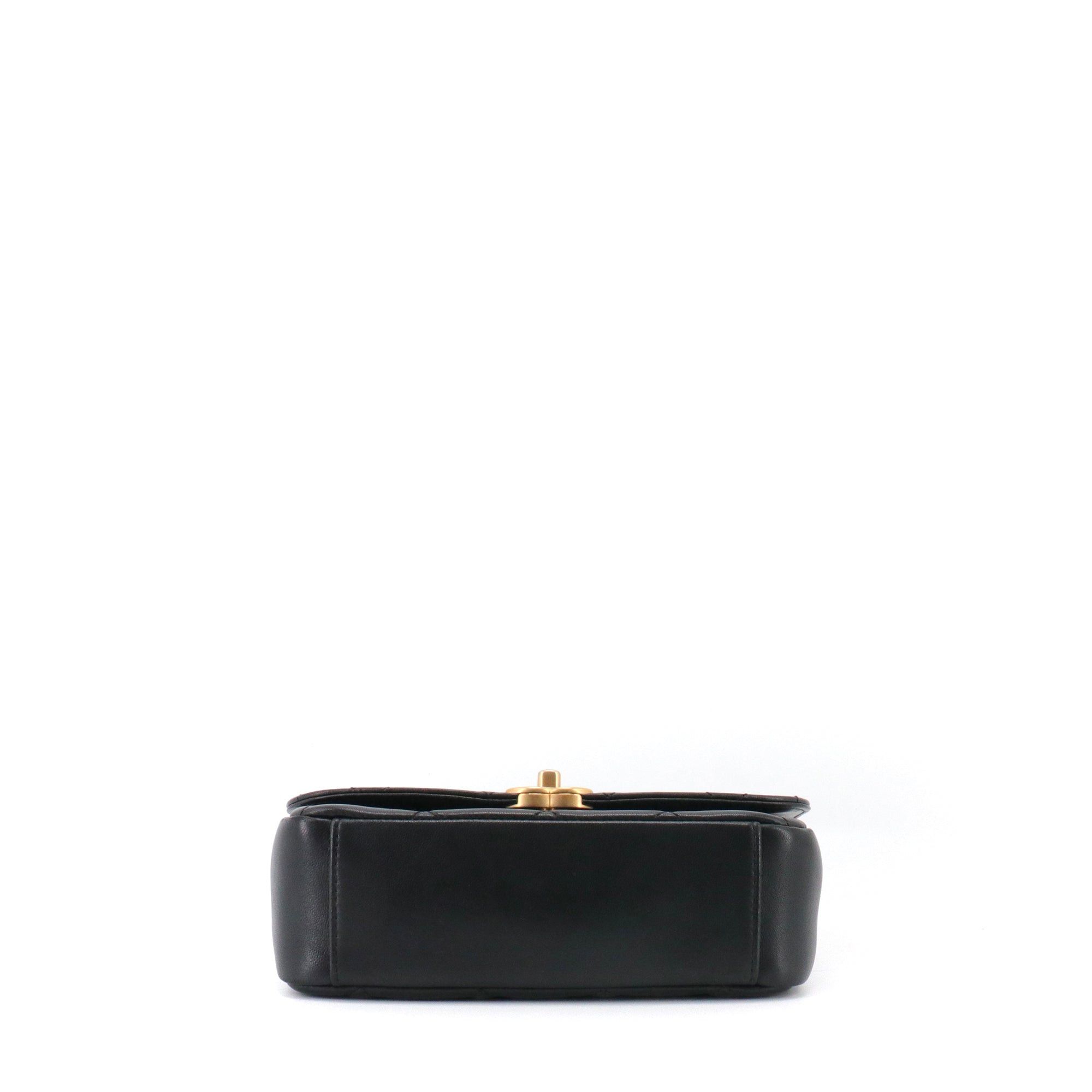 Chanel CHANEL - Chanel Timeless CC Coin shoulder bag in black smooth leather Size ONE SIZE - 4 Thumbnail