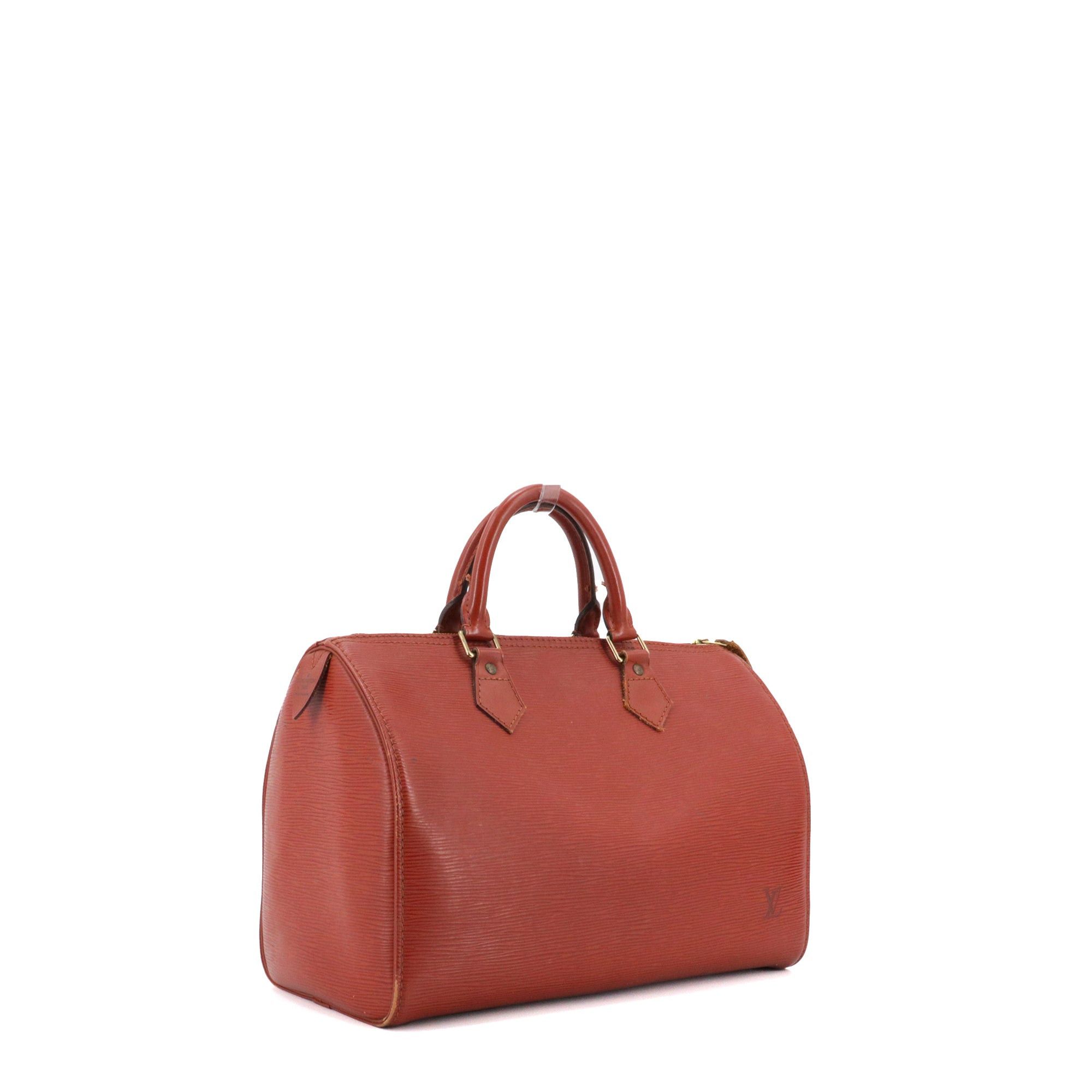 Louis Vuitton LOUIS VUITTON - Louis Vuitton Speedy 30 handbag in brown epi leather Size ONE SIZE - 2 Thumbnail