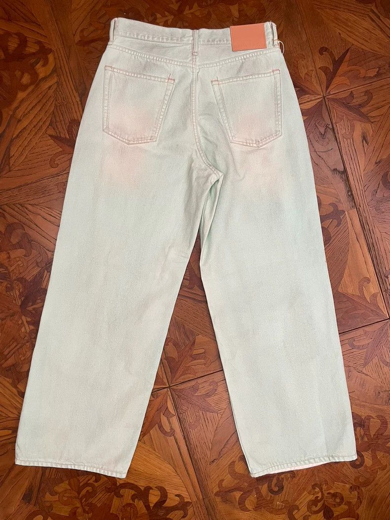 Acne Studios Acne Studios Light Blue Wide Leg Jeans Size US 39 - 2 Thumbnail