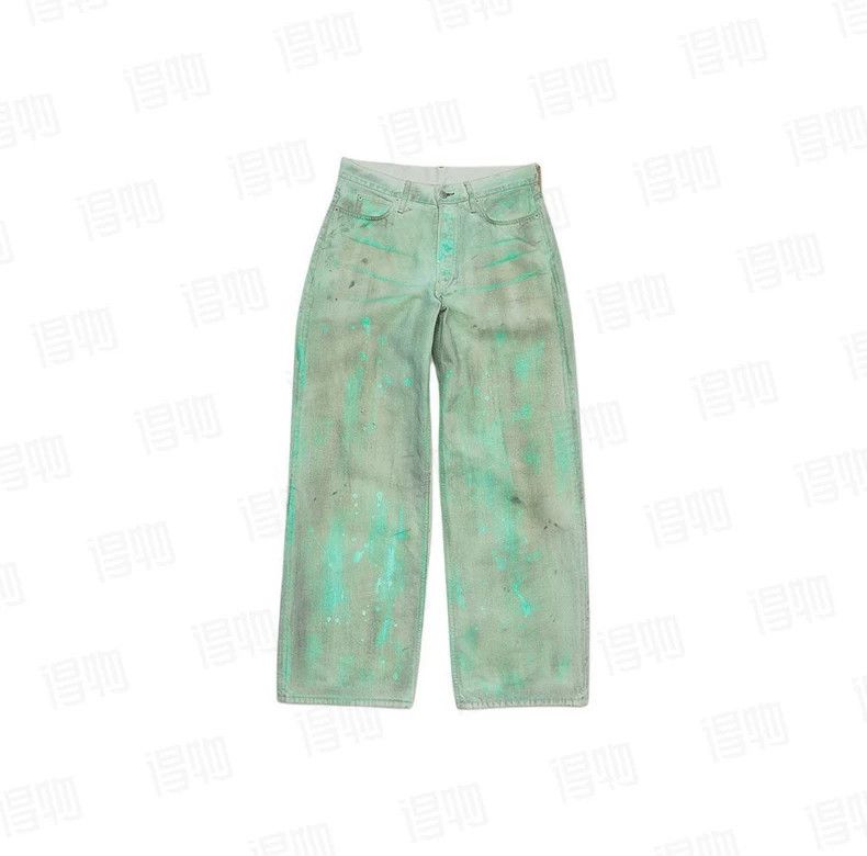 Acne Studios Acne Studios Light Blue Wide Leg Jeans Size US 39 - 5 Thumbnail