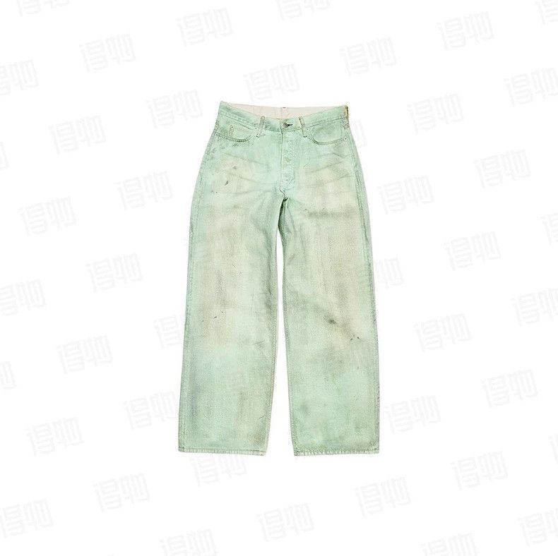 Acne Studios Acne Studios Light Blue Wide Leg Jeans Size US 39 - 6 Thumbnail