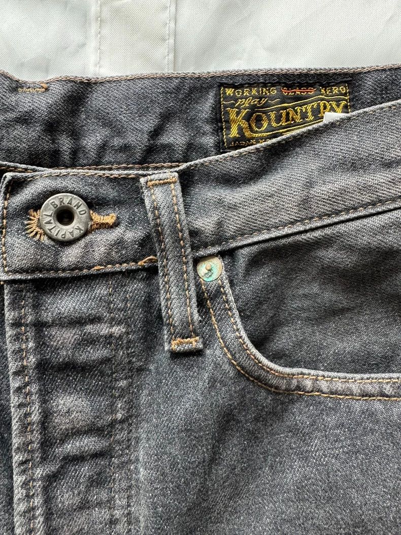 Kapital Kapital Black Denim Jeans with Bead Detail Size US 32 / EU 48 - 3 Thumbnail