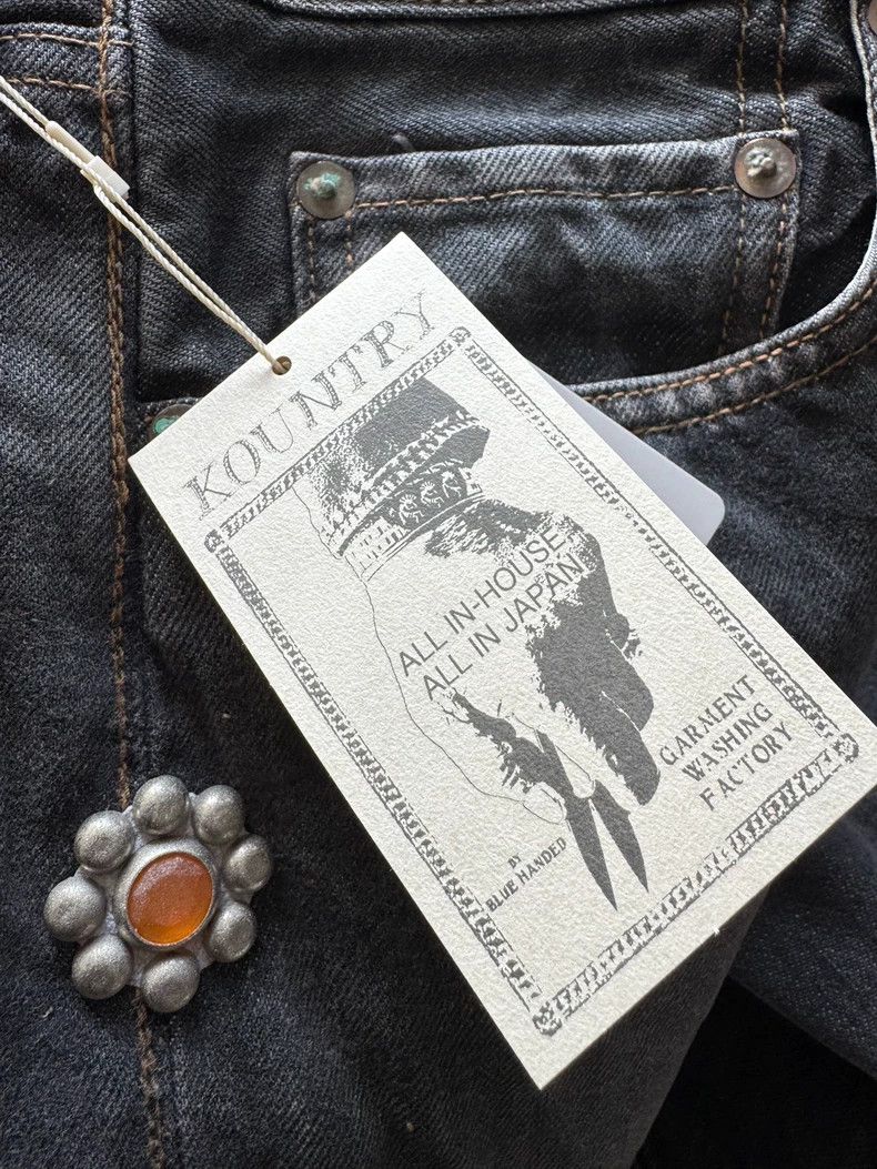 Kapital Kapital Black Denim Jeans with Bead Detail Size US 32 / EU 48 - 9 Thumbnail