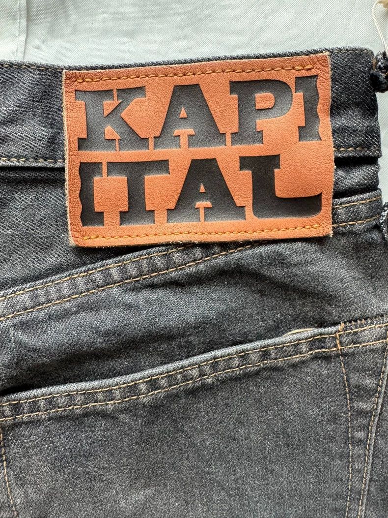 Kapital Kapital Black Denim Jeans with Bead Detail Size US 32 / EU 48 - 7 Thumbnail