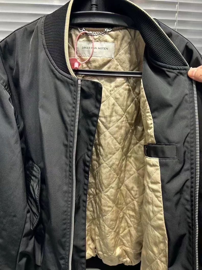 Dries Van Noten Black Zip Front Jacket by Dries Van Noten Size US L / EU 52-54 / 3 - 4 Thumbnail