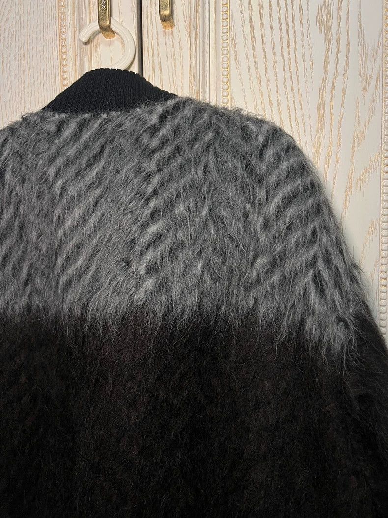 Dries Van Noten Color Block Wool Bomber Jacket