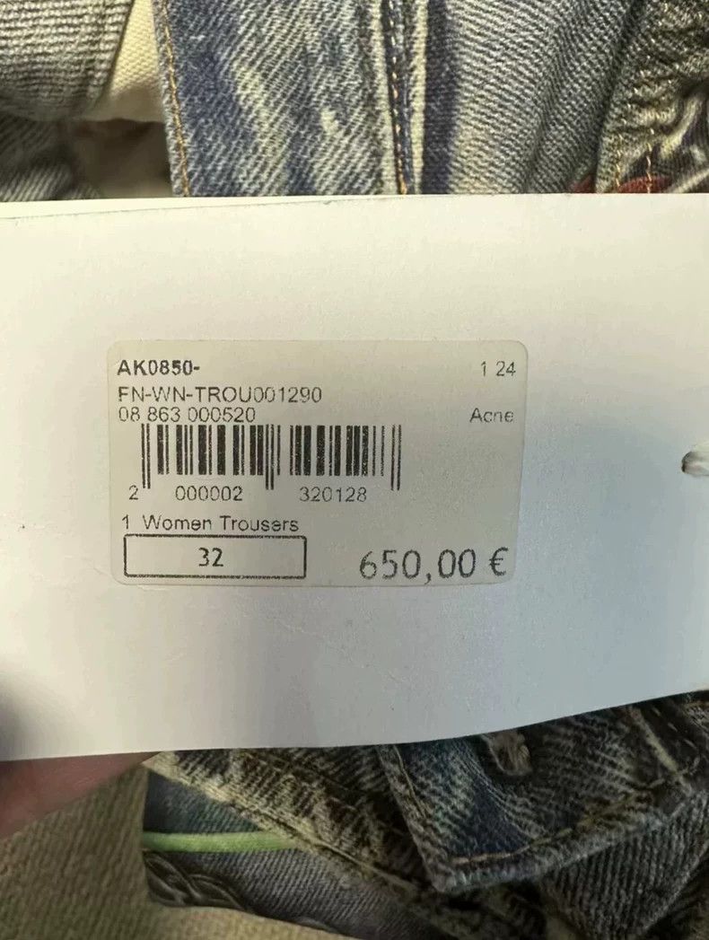 Acne Studios Acne Studios Baggy Denim Pants with Details Size US 32 / EU 48 - 5 Thumbnail