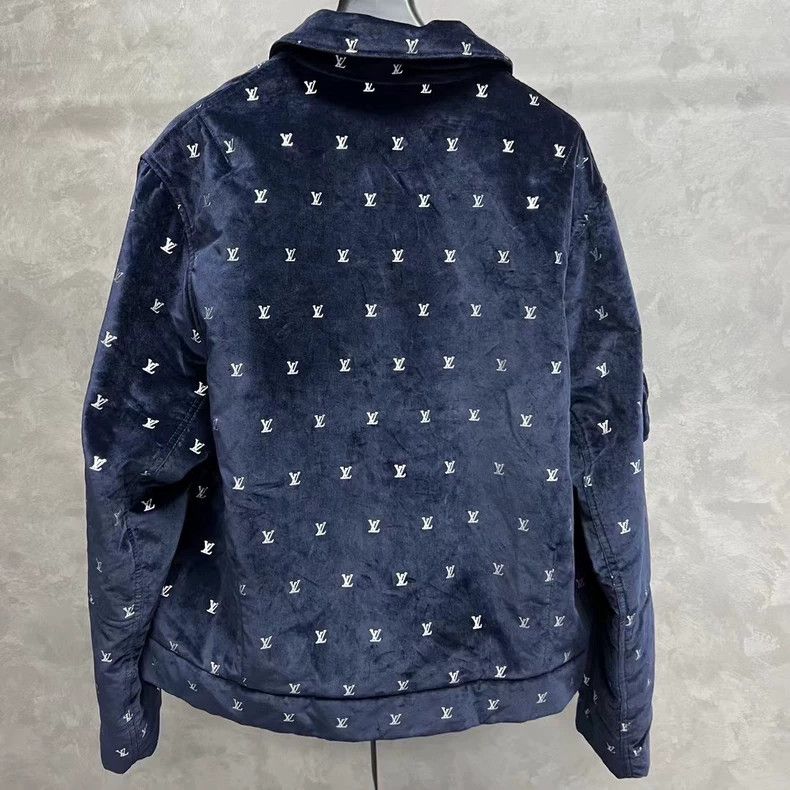 Louis Vuitton Louis Vuitton Black Patterned Logo Jacket Size US L / EU 52-54 / 3 - 6 Thumbnail