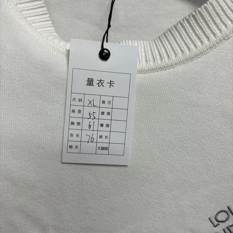 Louis Vuitton Latest Louis Vuitton Embroidered Logo Short Sleeve T-Shirt Size US XL / EU 56 / 4 - 6 Thumbnail