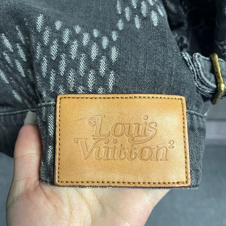 Louis Vuitton Louis Vuitton Black Denim Jacket Nigo Design Size US L / EU 52-54 / 3 - 5 Thumbnail