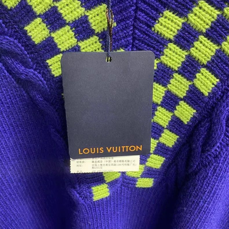 Louis Vuitton Louis Vuitton Color Block Knit Sweater Size US XL / EU 56 / 4 - 4 Thumbnail