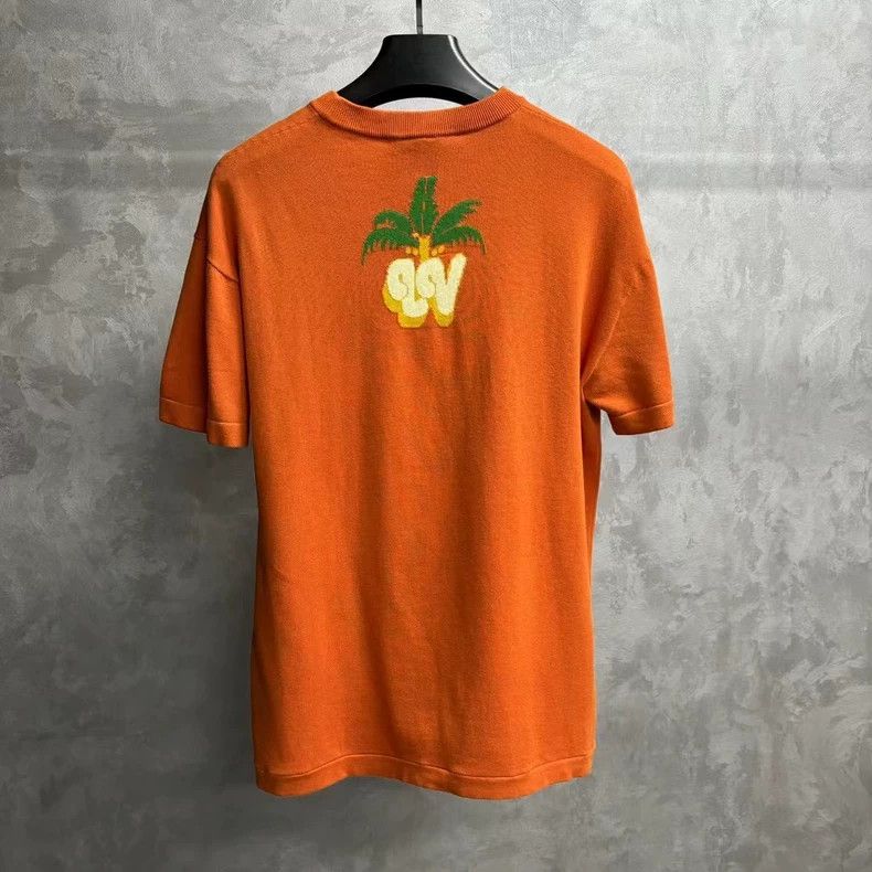 Louis Vuitton Louis Vuitton Orange Logo Knit T-shirt Size US S / EU 44-46 / 1 - 2 Thumbnail