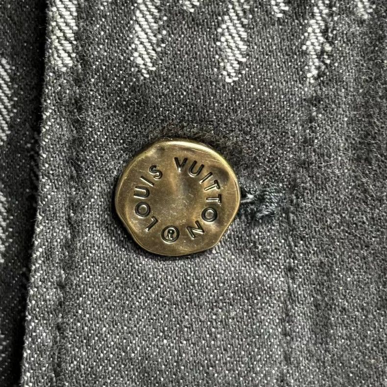 Louis Vuitton Louis Vuitton Latest Black Gray Denim Jacket Size US M / EU 48-50 / 2 - 3 Thumbnail
