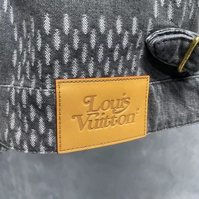 Louis Vuitton Louis Vuitton Latest Black Gray Denim Jacket Size US M / EU 48-50 / 2 - 7 Thumbnail