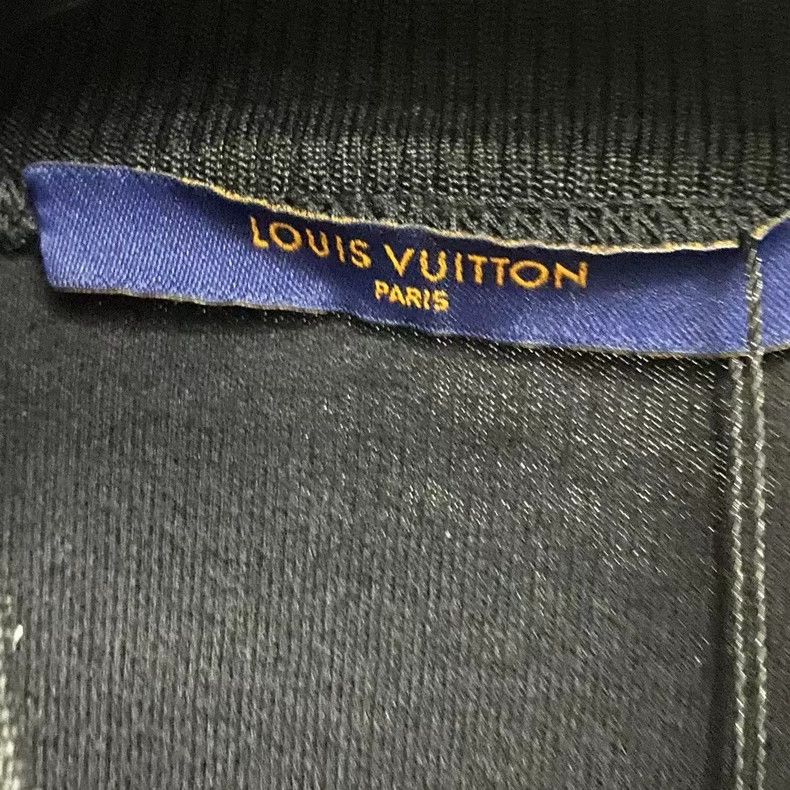 Louis Vuitton Louis Vuitton Black Embroidered Logo Jacket Size US XL / EU 56 / 4 - 3 Thumbnail